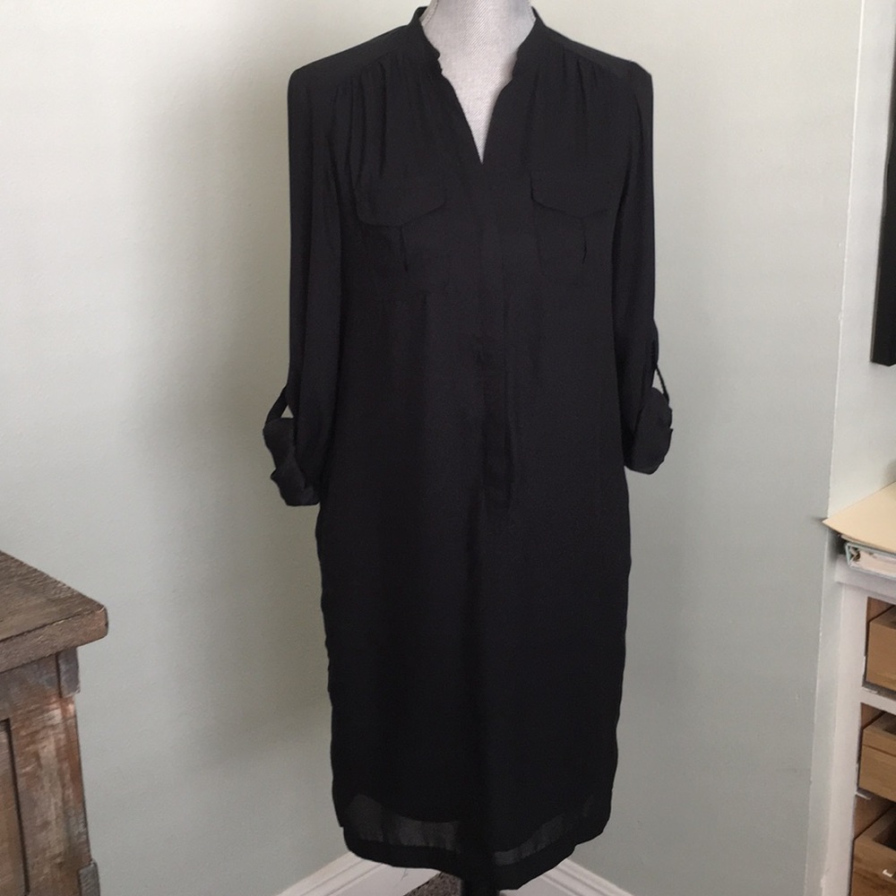 H&M Black Long sleeve dress